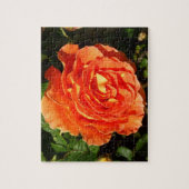 Oranje Roos I  Floral Legpuzzel (Verticaal)