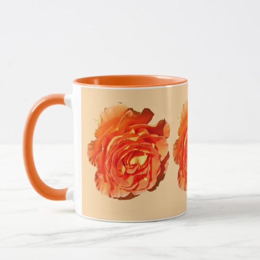 Oranje Roos I Floral Mok (Links)
