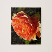 Oranje Roos II Mooie Floral Legpuzzel (Verticaal)