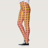 Oranje Roos Leggings vrouwen (Links)