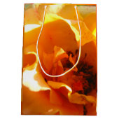  Oranje Roos Medium Cadeauzakje (Achterkant)