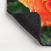 Oranje roos muismat (Hoek)