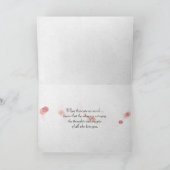 oranje roos op Heilige Bijbel Kaart (Binnen)