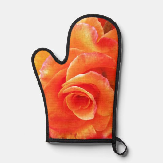 Oranje roos ovenwant (Voorkant)