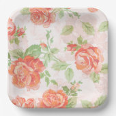 Oranje roos Papier Bord (Voorkant)