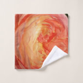 Oranje Roos Petals Bad Handdoek (Wasdoekje)