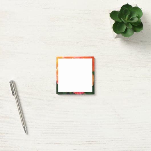 Oranje roos post-it® notes (Kantoor)
