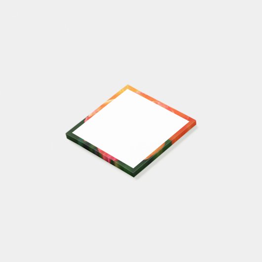 Oranje roos post-it® notes (Schuin)
