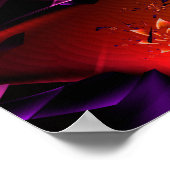 Oranje Roos Poster (Hoek)