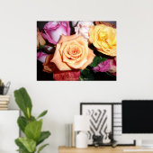 Oranje Roos Poster (Thuiskantoor)