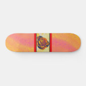 Oranje Roos skateboard (Horizontaal)