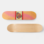 Oranje Roos skateboard (Horizontaal)