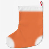 Oranje Roos Slaapend Roos Kerstmis Custo Grote Kerstsok (Achterkant)