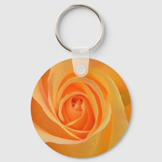 oranje roos sleutelhanger (Voorkant)