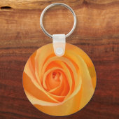 oranje roos sleutelhanger (Voorkant)