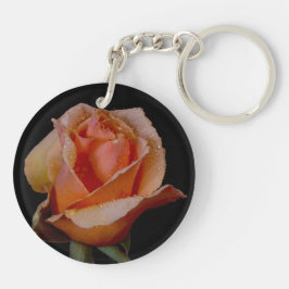  Oranje Roos Sleutelhanger