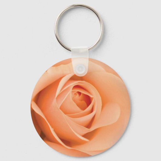 Oranje Roos Sleutelhanger (Voorkant)