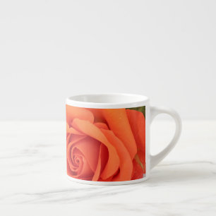 Oranje Roos Sluiten Minimalisme Koffiebeker Mok