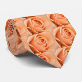 Oranje Roos Stropdas (Opgerold)