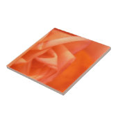 Oranje roos tegeltje (Zijkant)