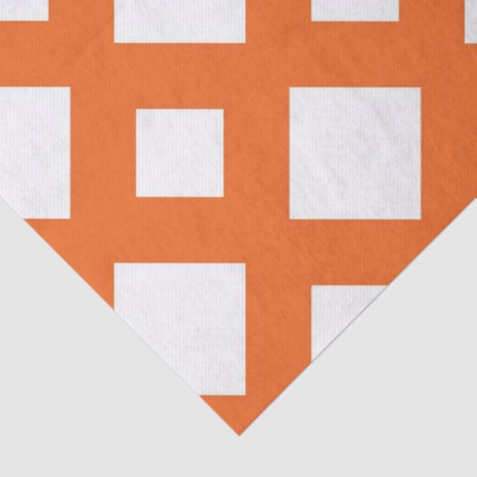 Oranje rooster op wit papier (Detail)