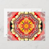 Oranje Roulette Briefkaart (Voorkant / Achterkant)