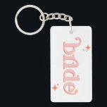 Oranje Roze Disco Bruid Partij Hen DO Sleutelhanger<br><div class="desc">Stap terug in de tijd met onze Retro Disco Ball Bridal Shower Invitations & Decor collectie. Dompel jezelf onder in de nostalgie van de jaren 70 met gedempte beige en grijze bogen, versterkt door groovy zilveren glitterlettertypen. De iconische retro discobal staat centraal en roept een tijdperk van disco-glamour op, terwijl...</div>