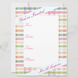 Oranje Roze en Blauw Kaart