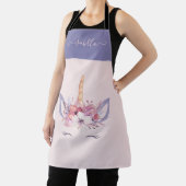 oranje roze en paars gierig schort (Insitu)