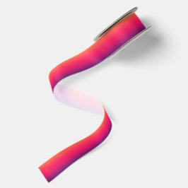 Oranje Roze en Paarse Ombre Satijnen Lint