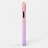 Oranje Roze Glitter Elegant Persoonlijk Case-Mate iPhone Case (Achterkant/rechts)