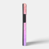 Oranje Roze Glitter Glans Elegant Persoonlijk Case-Mate iPhone Case (Achterkant / Rechts)