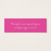 Oranje roze hibiscus Flowers Weddenschap Kaart (Achterkant)