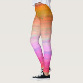 Oranje Roze Ombre Leggings (Links)