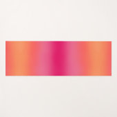 Oranje roze ombré yogamat (Voorkant (horizontaal))