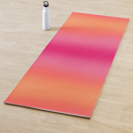 Oranje roze ombré yogamat