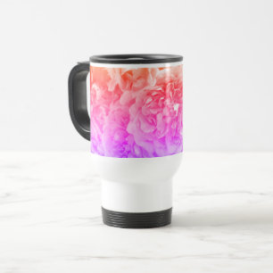 Oranje, roze, Paarse Rozen Reisbeker
