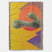 Oranje, roze, Paarse zomercactus Drijgmand Deken (Voorkant Verticaal)