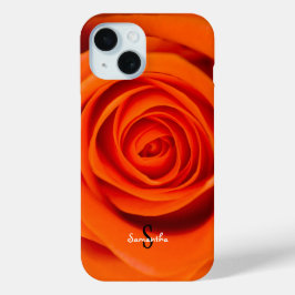 Oranje Roze Phonehoesje iPhone 15 Case