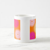 oranje & roze pop kleur koffiemok (Center)