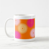 oranje & roze pop kleur koffiemok (Links)