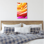 Oranje-roze roze Canvasafdruk Canvas Afdruk (Insitu (Slaapkamer))