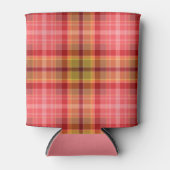 Oranje Roze Sjaalpatroon Blikjeskoeler (Voorkant)