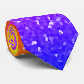 Oranje Roze Sparkle Abstracte Glitter Patterns Gif Stropdas (Opgerold)