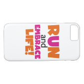 Oranje roze voor gebruik bij Embrace Life Case-Mate iPhone Case (Achterkant (Horizontaal))