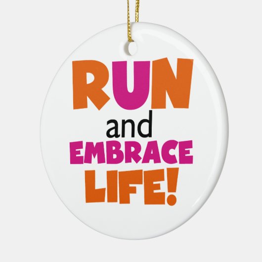 Oranje roze voor gebruik bij Embrace Life Keramisch Ornament (Links)