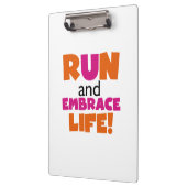 Oranje roze voor gebruik bij Embrace Life Klembord (Links)