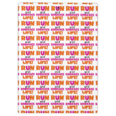 Oranje roze voor gebruik bij Embrace Life Klembord (Achterkant)