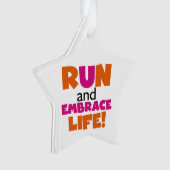 Oranje roze voor gebruik bij Embrace Life Ornament (voorkant)