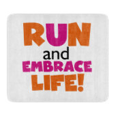 Oranje roze voor gebruik bij Embrace Life Snijplank (Voorkant)